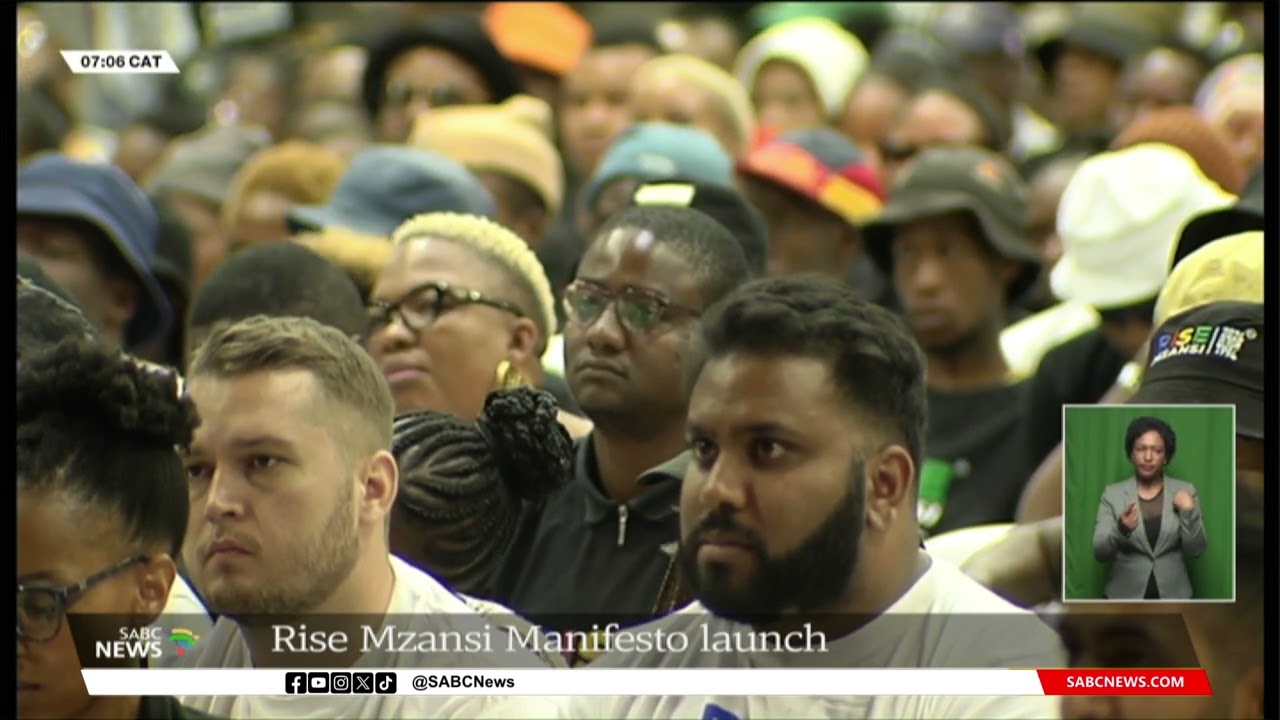Rise Mzansi launches its 'People's'  manifesto