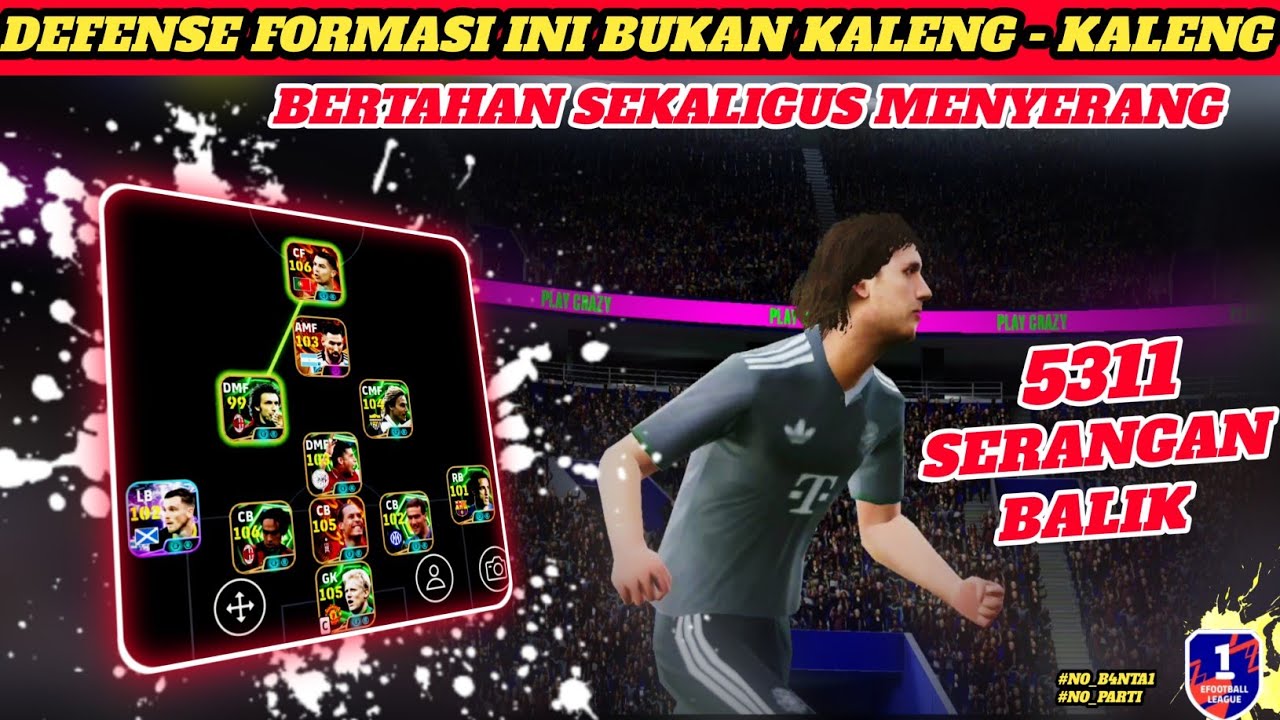 PENEMUAN FORMASI TERBARU... DEFENSE BAGUS MENYERANG GACOR || EFOOTBALL 2026 