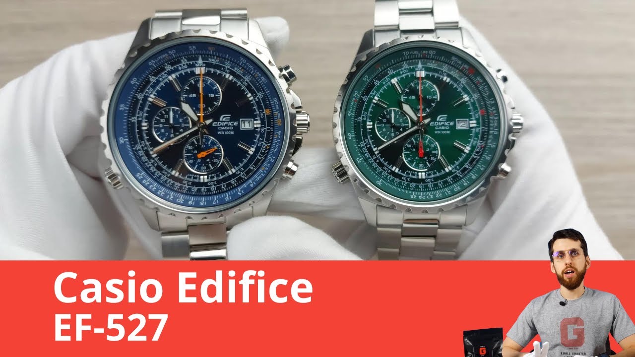 Возрождение Логарифмических Edifice / Casio EF-527D-2A и EF-527D-3A