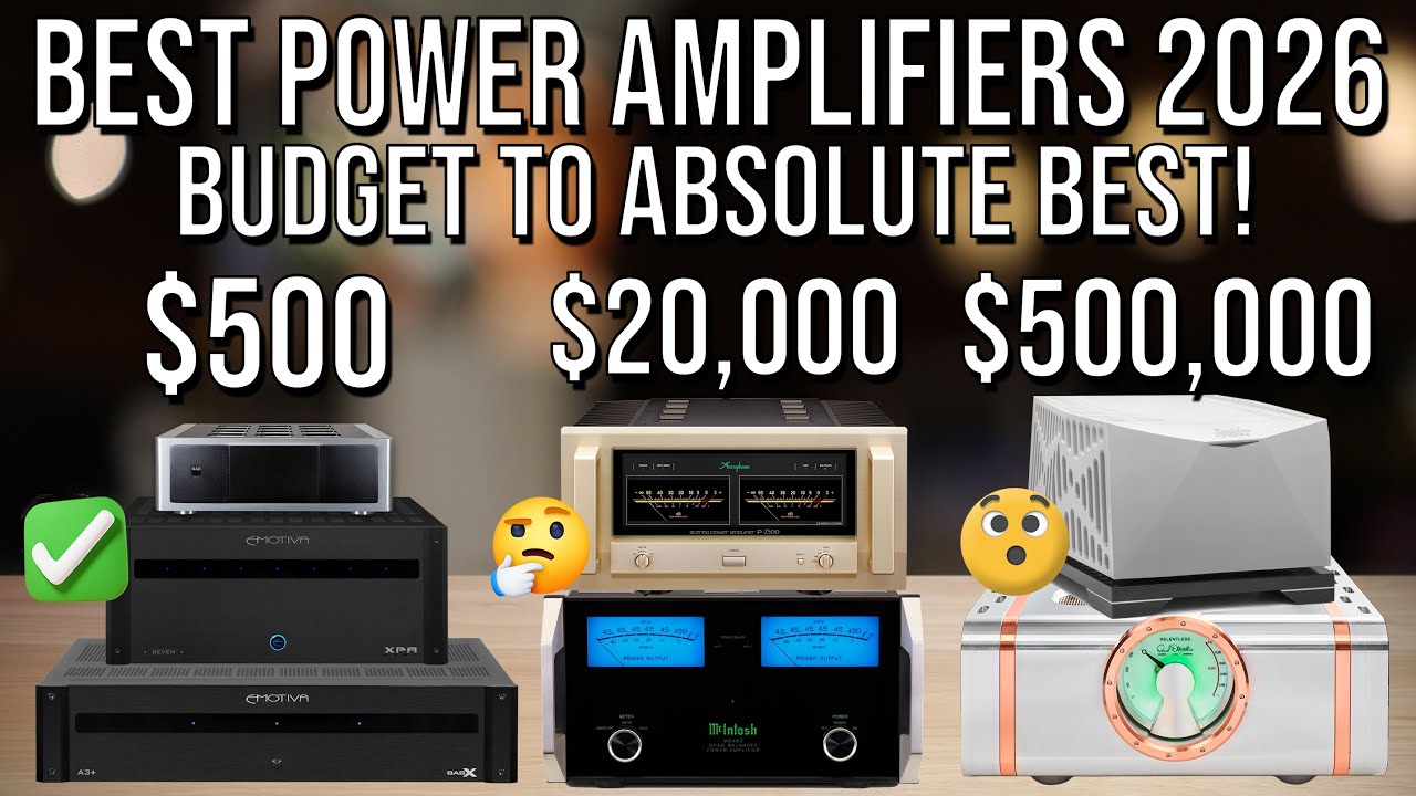 Best Power Amplifiers 2026: Budget to Absolute Best – Top Amplifiers of the Decade | Hi‑Fi | Audio