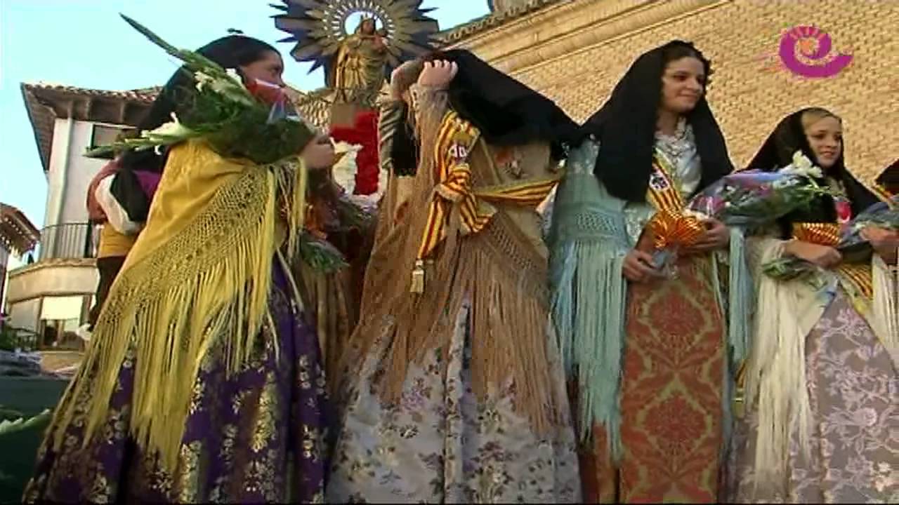 La Comarca.tv - Ofrenda flores Virgen del Pilar en Calanda