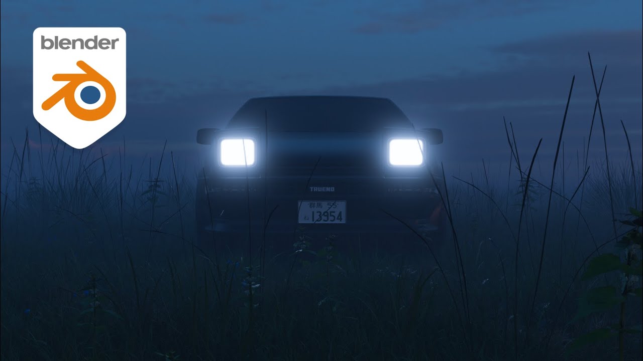 How To Make Your Car Headlights Glow In Blender
