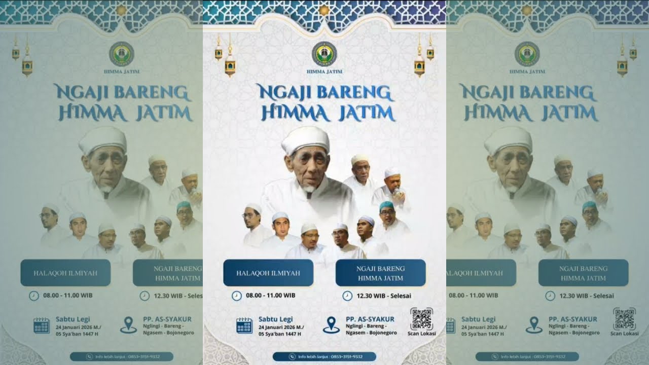 LIVE HALAQOH ILMIYAH & IJAZAH KUBRO HIMMA JATIM IV DI PP. ASY SYAKUR  NGLINGI BOJONEGORO