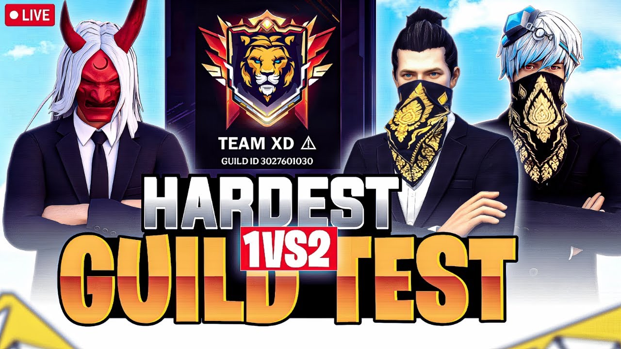 🔴 TEAM XD IS LIVE 🔴 GUILD TESTING 1VS2 | WITH SUBSCRIBERS 🔥