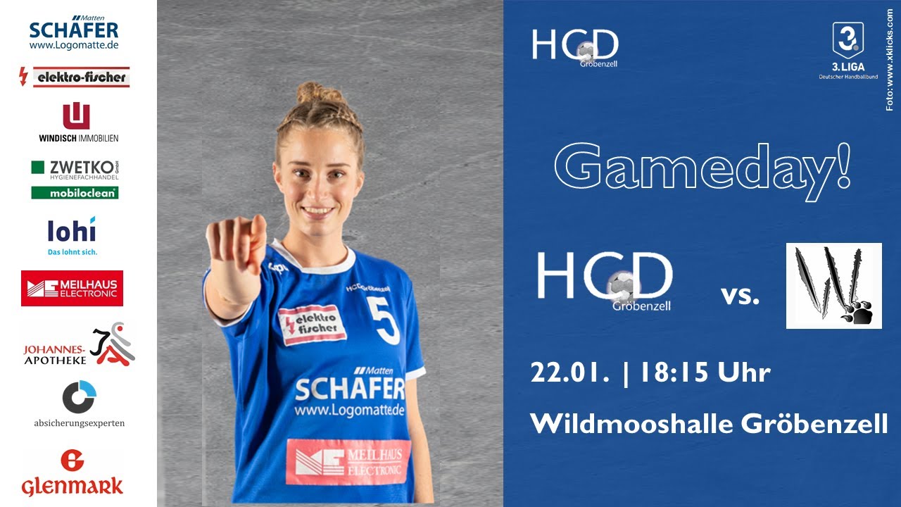 Handball 3. Liga HCD Gröbenzell - HSG Würm-Mitte