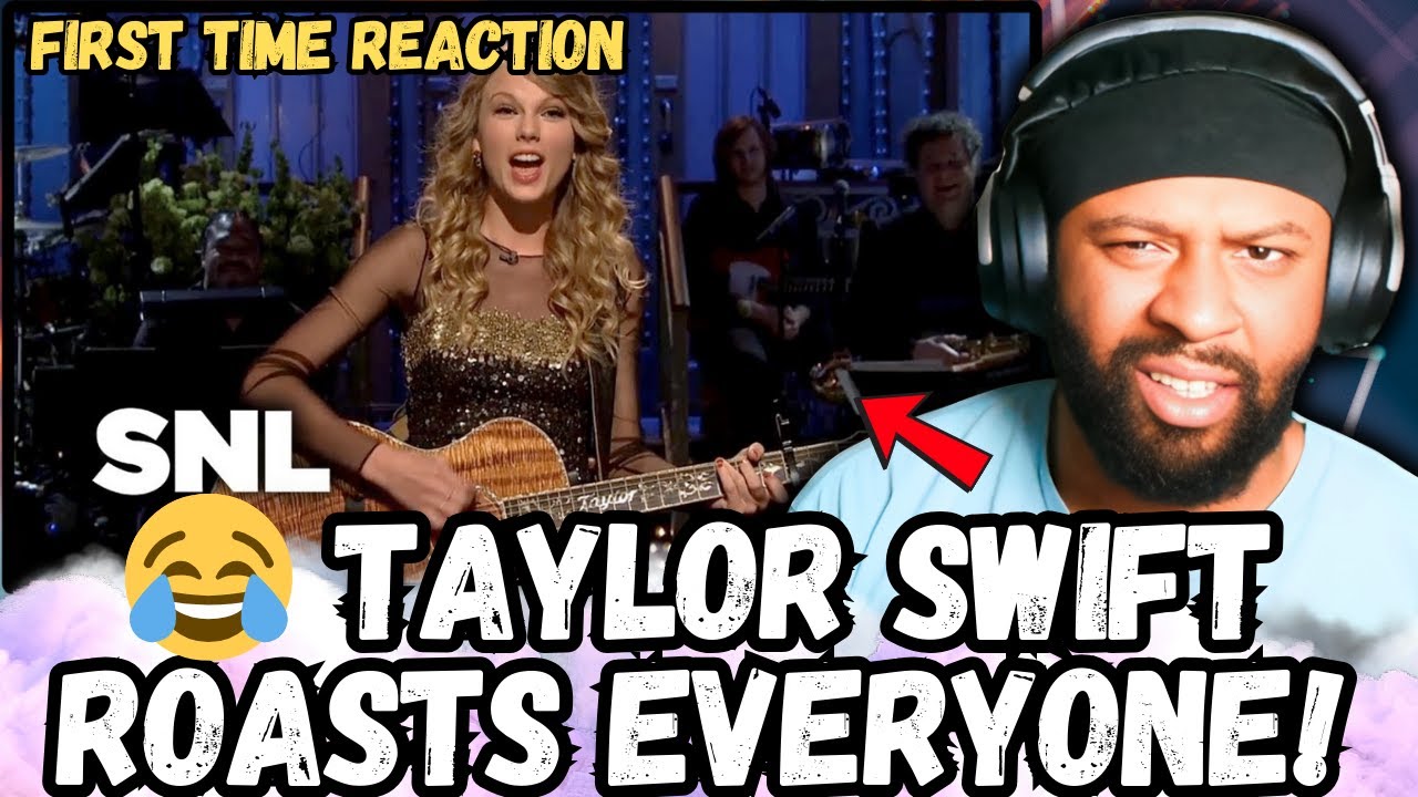 Taylor Swift – Monologue Song (SNL) [REACTION] | She Roasted Everyone LIVE!