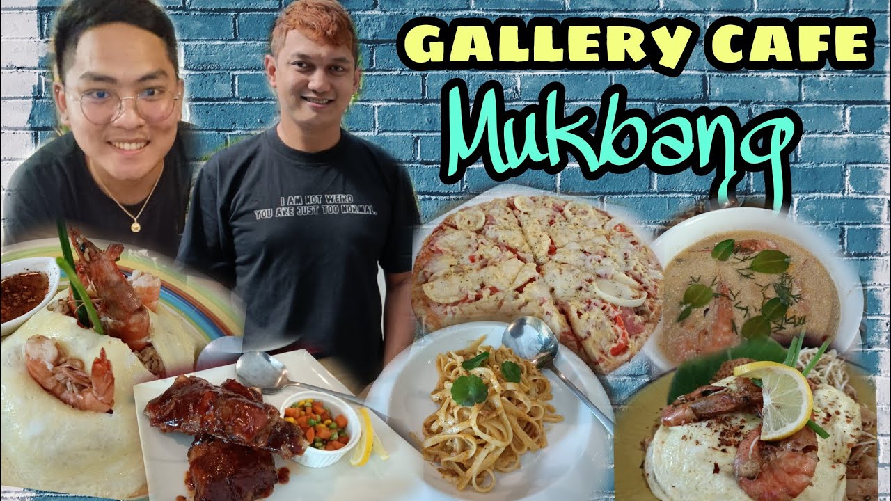 GALLERY CAFE MUKBANG | PAGSANJAN, LAGUNA  | WESTERN FOOD | THAI FOOD