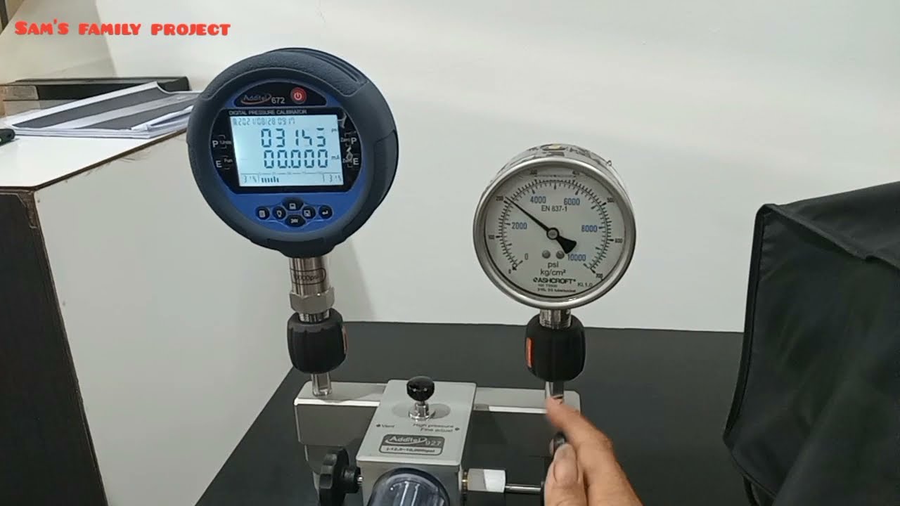 Cara menggunakan Additel ADT 927 high pressure test pump #pressure #pump #calibration #fyp #viral