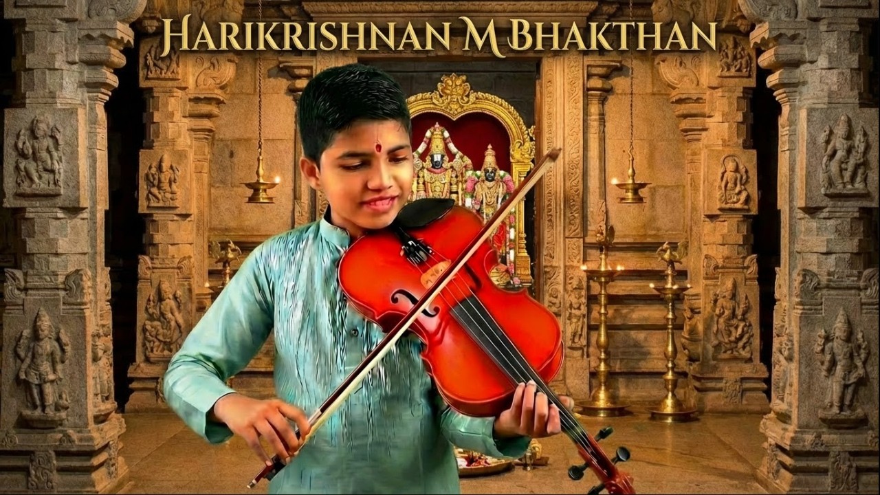 Tonight: Harikrishan MBhakthan's Spectacular Carnatic Performance!
