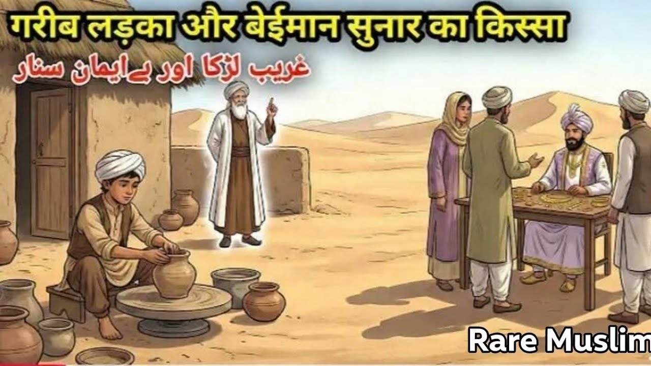 Ek Gareeb Kumhar Ladka Aur Beimaan Sunaar Ka Qissa #Islamic​ story #urdu​ story