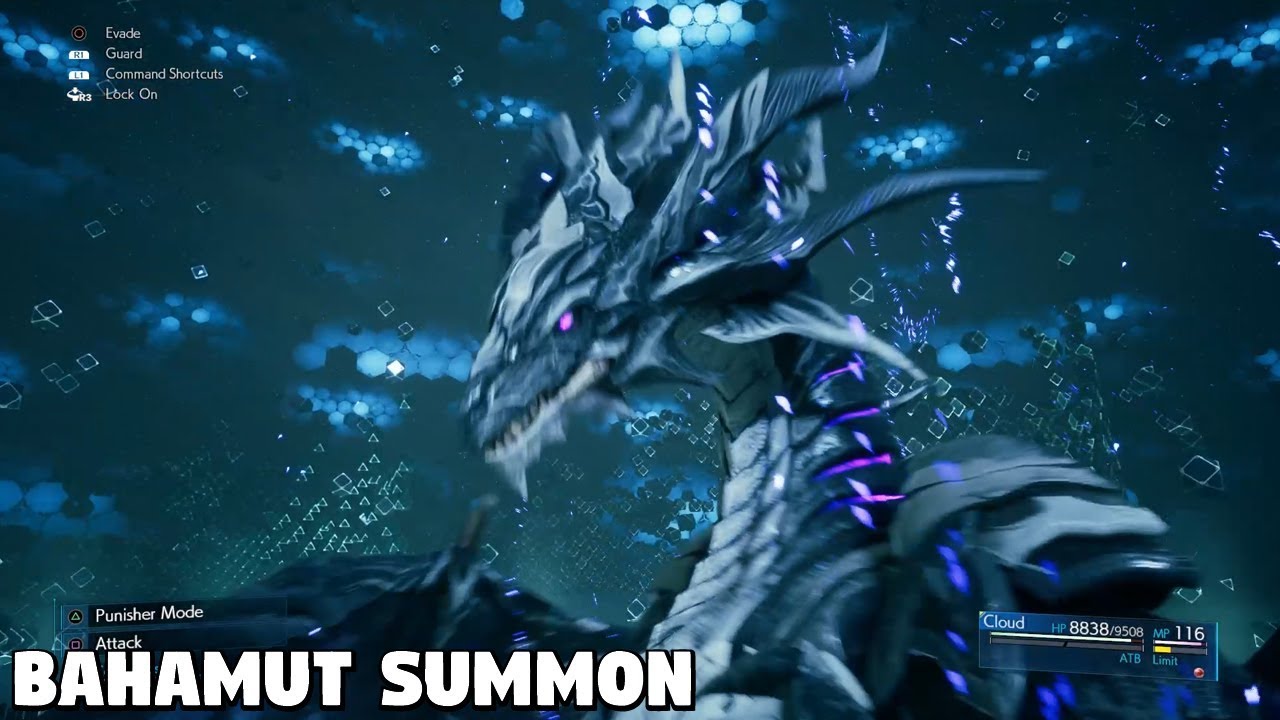 Final Fantasy 7 REMAKE - Bahamut Summon