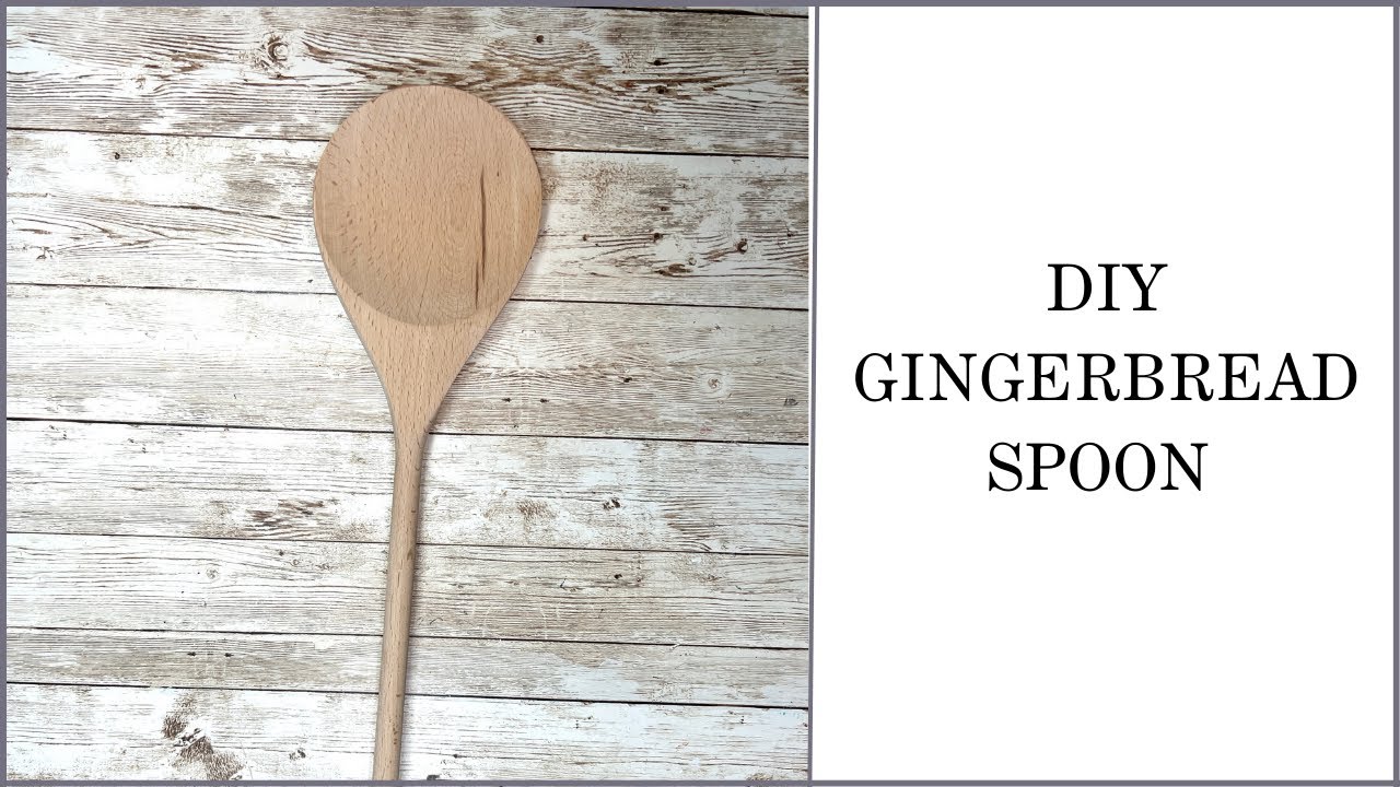 DIY Painted Gingerbread Spoon || Christmas Crafts || 1 Quick Project