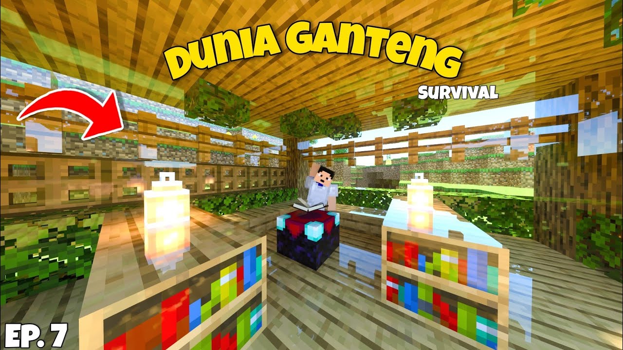 BAMBANG BUAT ENCHANTMENT TABLE BIAR GEGE DI SURVIVAL MCPE