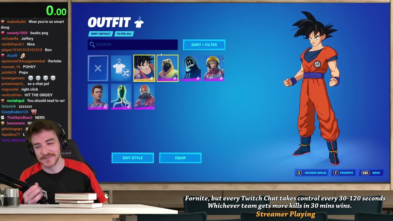 Fortnite. but Chat takes control every 30-120 seconds. Ft Coney Altrive Failboat. (VOD)