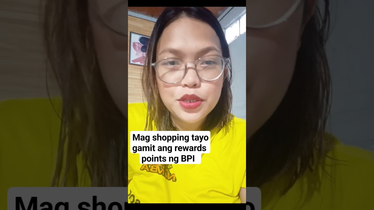 Mag shopping tayo gamit ang rewards points ng BPI #rewards  #points  #BPI  #creditcard  #shopping