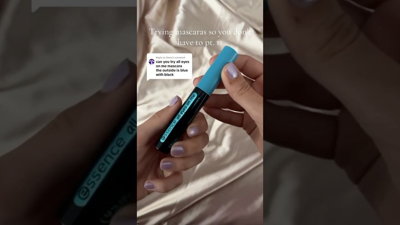 Product: All eyes on me mascara by Essence🦋 #essence #mascara #fyp #viralvideo