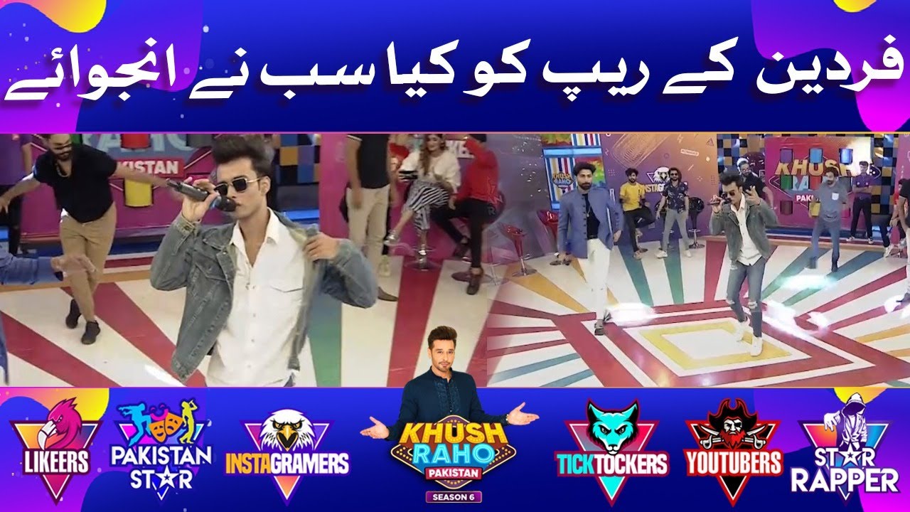 RAP Song By Fardeen & Zain Baloch In Khush Raho Pakistan Season 6 | Faysal Quraishi Show|Star Rapper