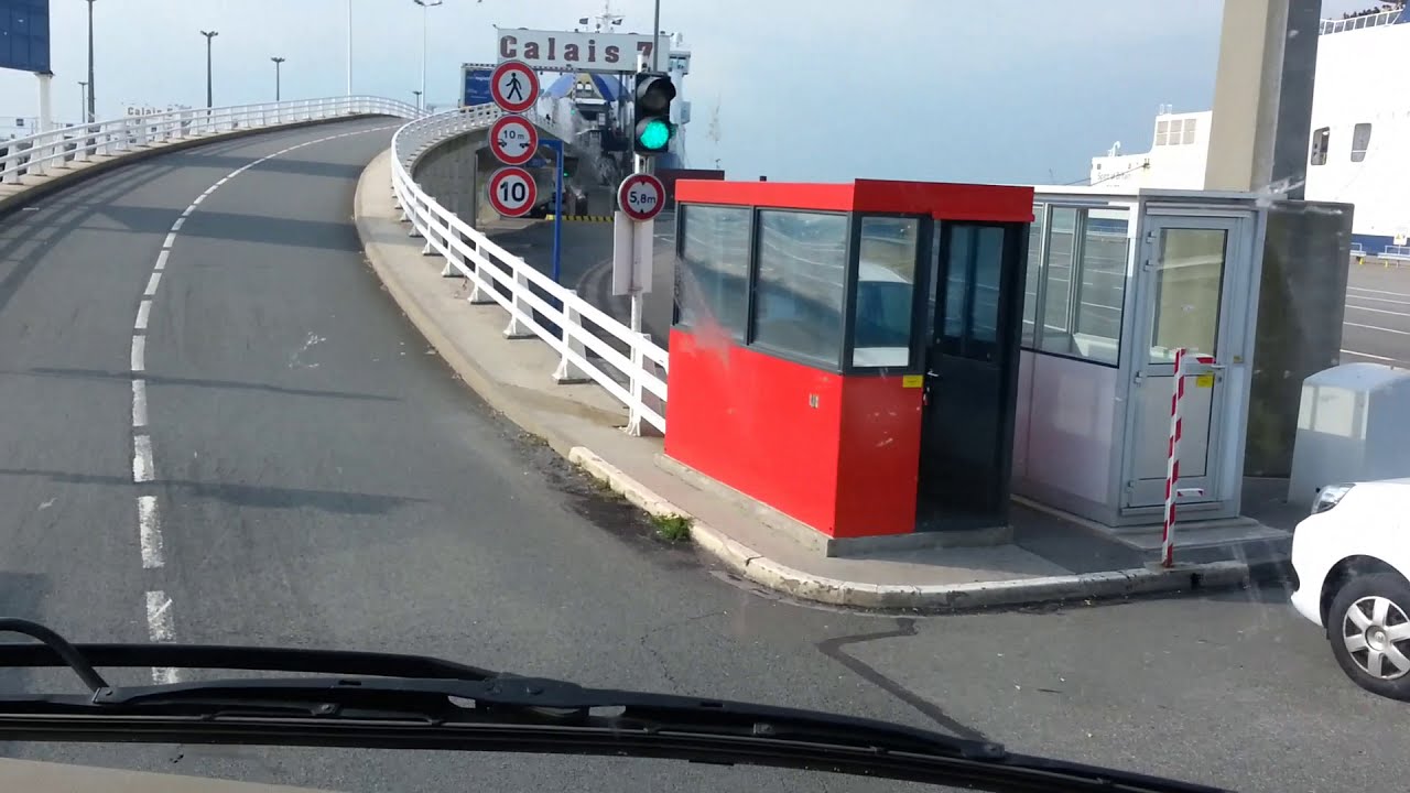 Truck Driver France Calais Dover UK Ferry DFDS Seawais P&O Ferries