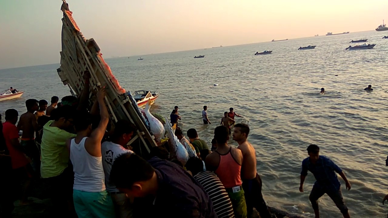 A part of Chittagong Saraswati Puja.....At Potenga sea beach