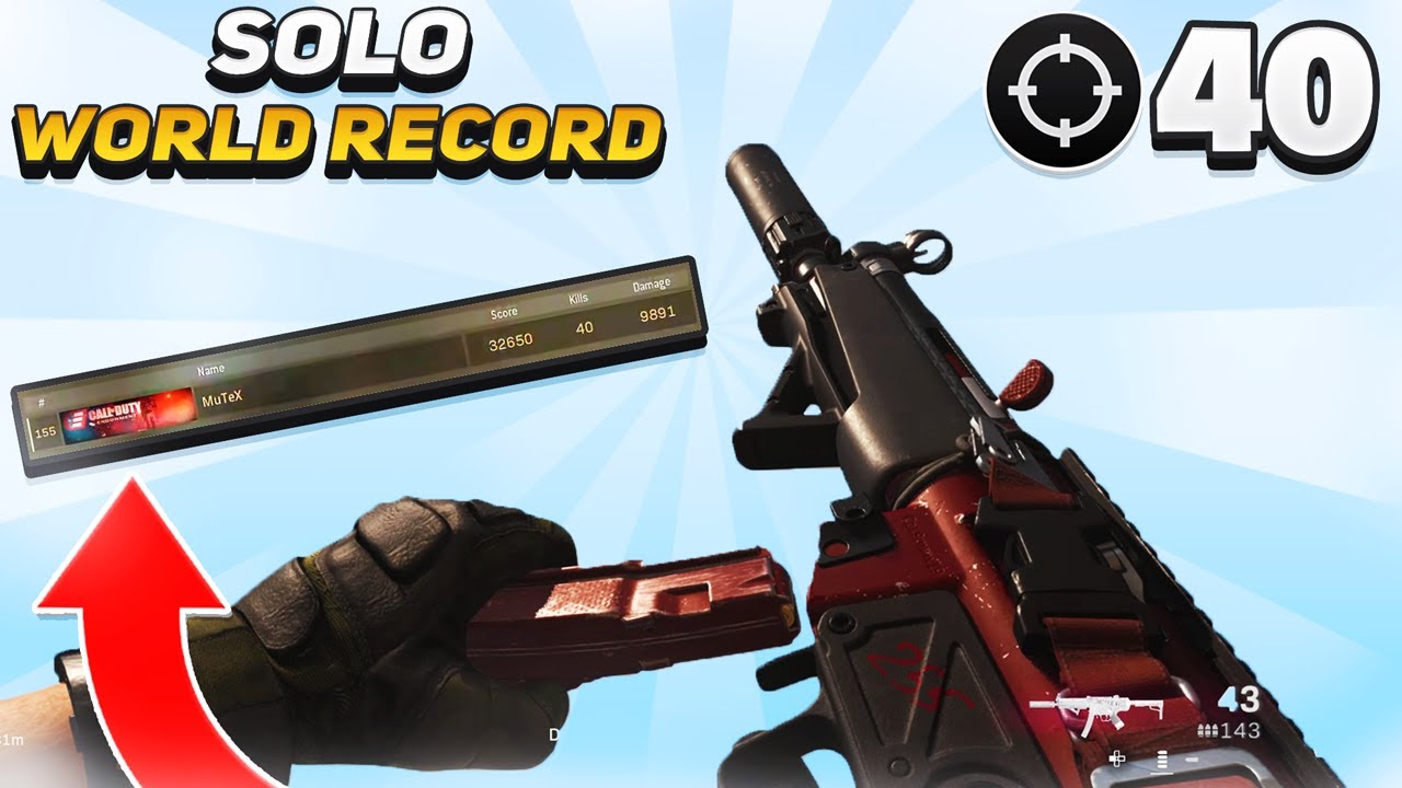 How I got The SOLO WORLD RECORD  IN WARZONE!!! 40 KILLS