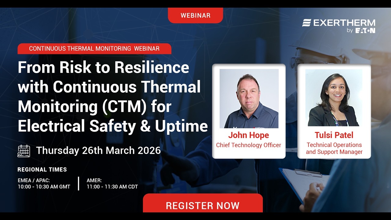 Webinar | From Risk to Resilience with Continuous Thermal Monitoring for Electrical Safety & Uptime