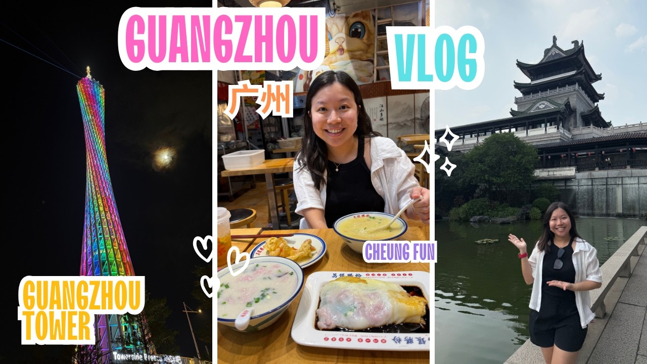 Guangzhou Vlog- Guangzhou Tower Yong Qin Fang, Sha Mian Island