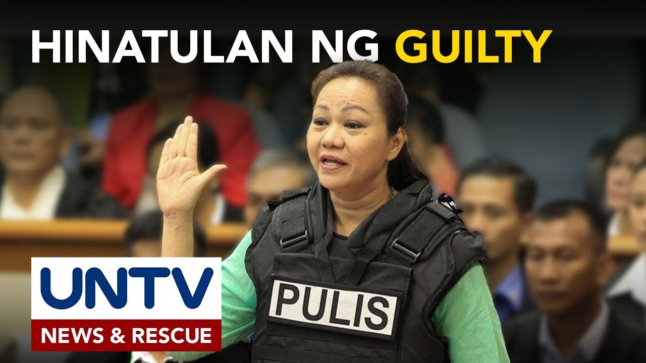 Napoles at tatlong iba pa, nahatulang guilty sa kasong graft kaugnay ng pork barrel scam