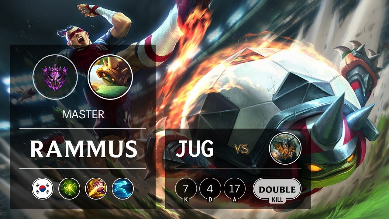 Rammus Jungle vs Olaf - KR Master Patch 9.15