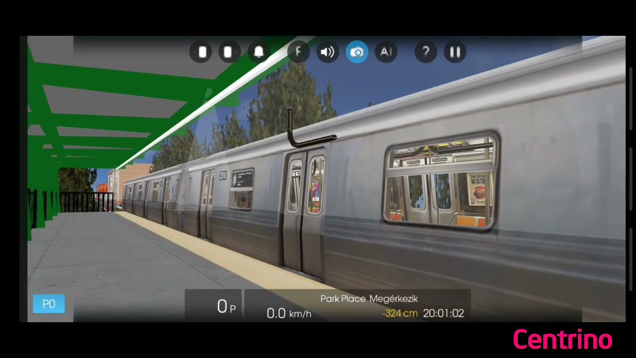 R68 Early 1990s (S) Train at Park Place | Hmmsim 2