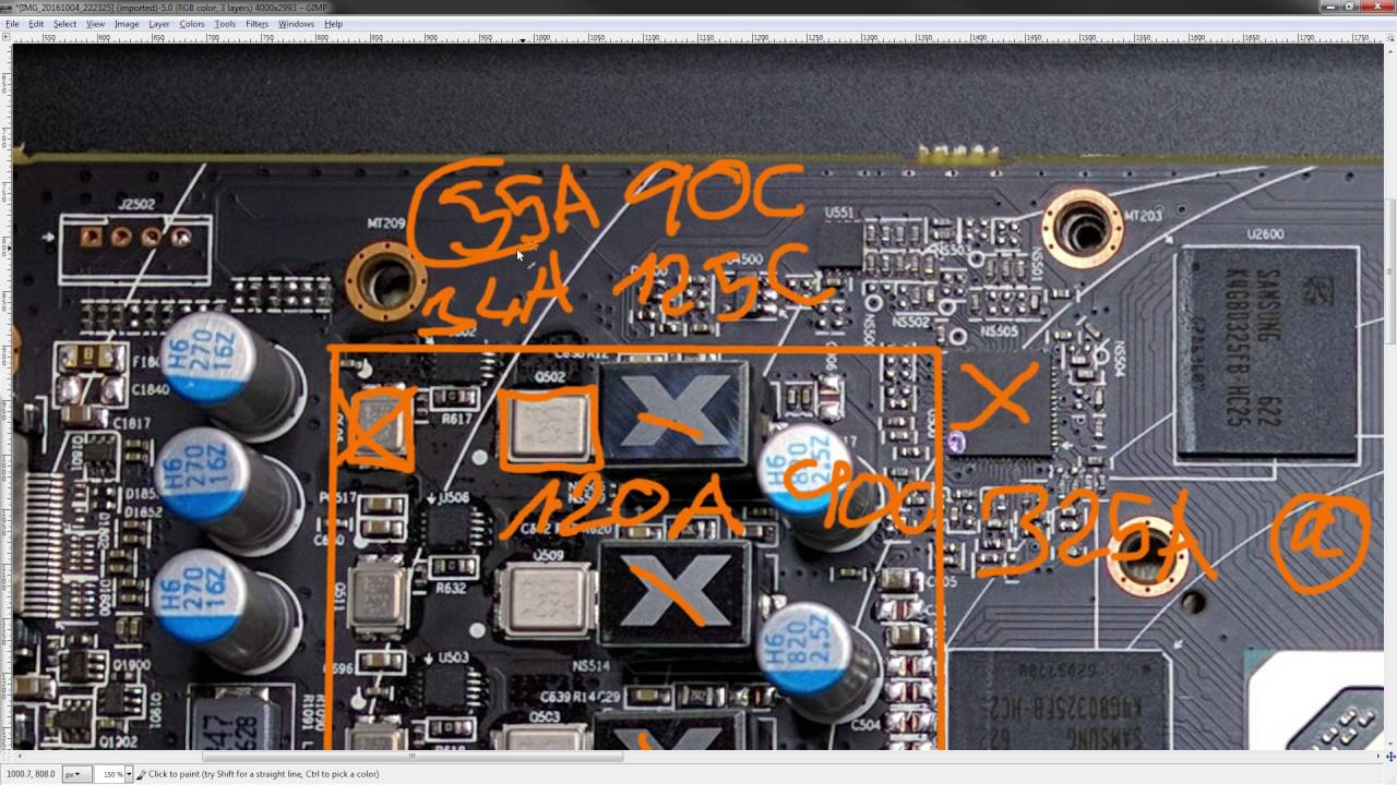 PCB Breakdown: XFX RX 480 GTR / HIS RX 480 Roaring X2 + voltmods