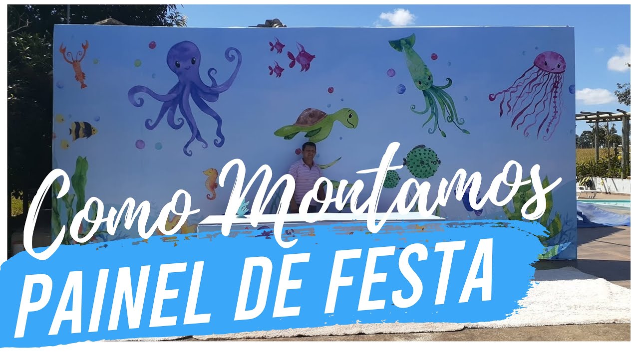 Como montar painel de festa (GRANDE)  l Faça você mesmo