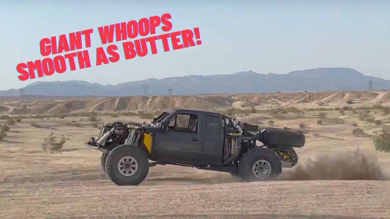 HOW FAST!? Ford Ranger (w/ 700HP!) flies thru MASSIVE whoop section | 4K
