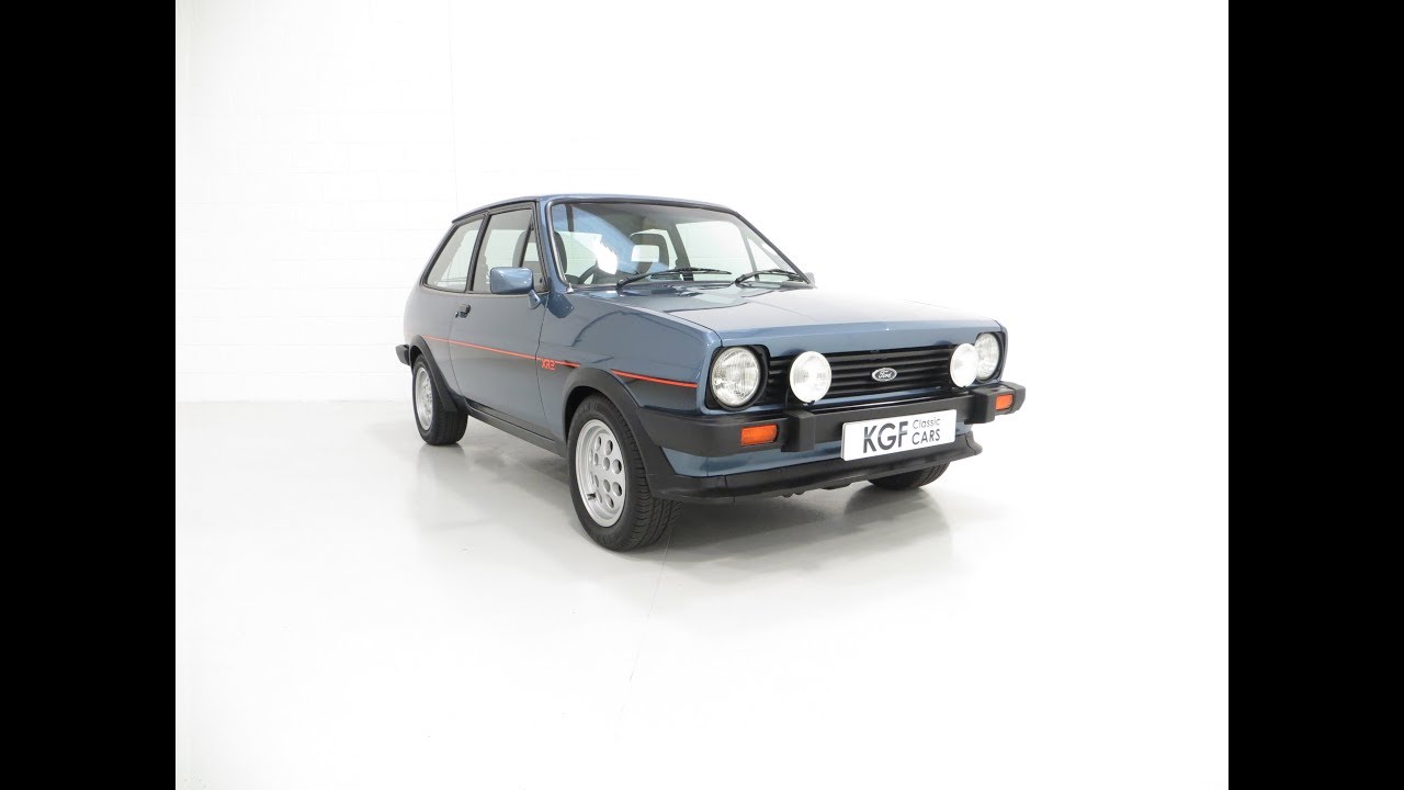 A Sensational Caspian Blue Ford Fiesta Mk1 Fiesta XR2 with Only 48,841 Miles - SOLD!