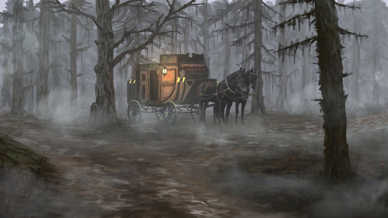 D&D ambience - Black Carriage at the Crossroads - Curse of Strahd