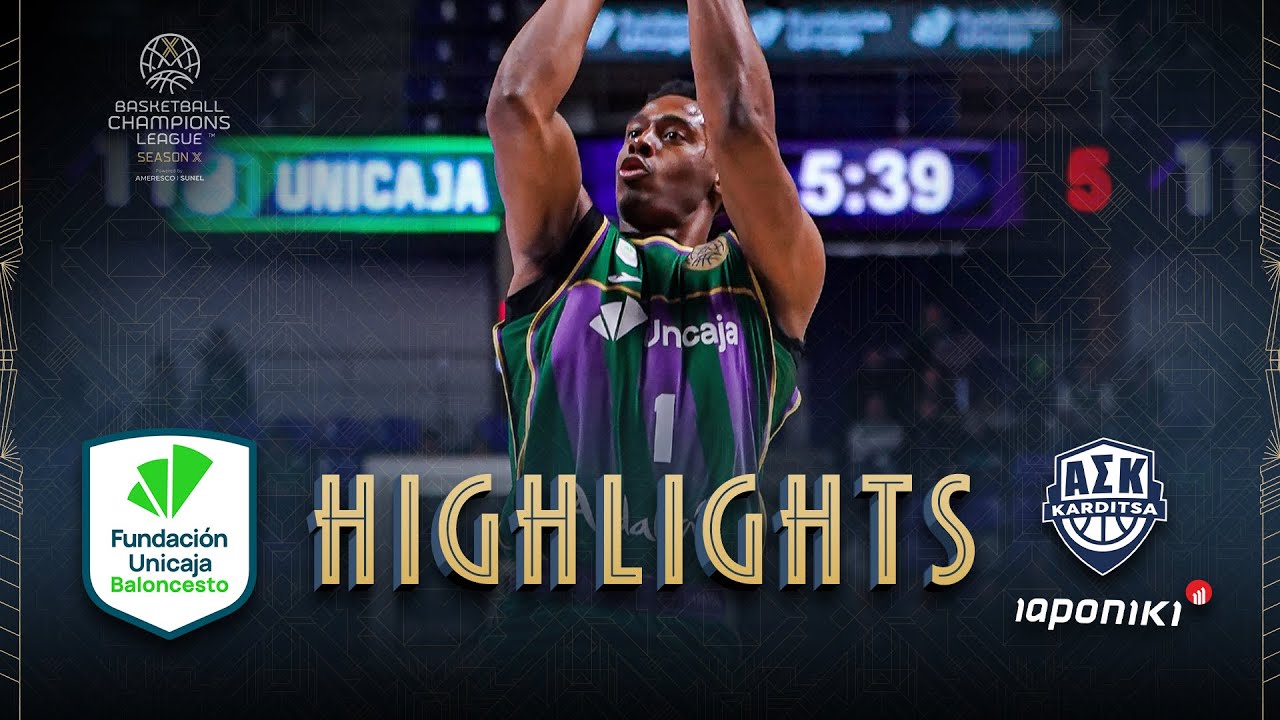 Unicaja v Karditsa Iaponiki | Highlights | #BasketballCL 2025-26