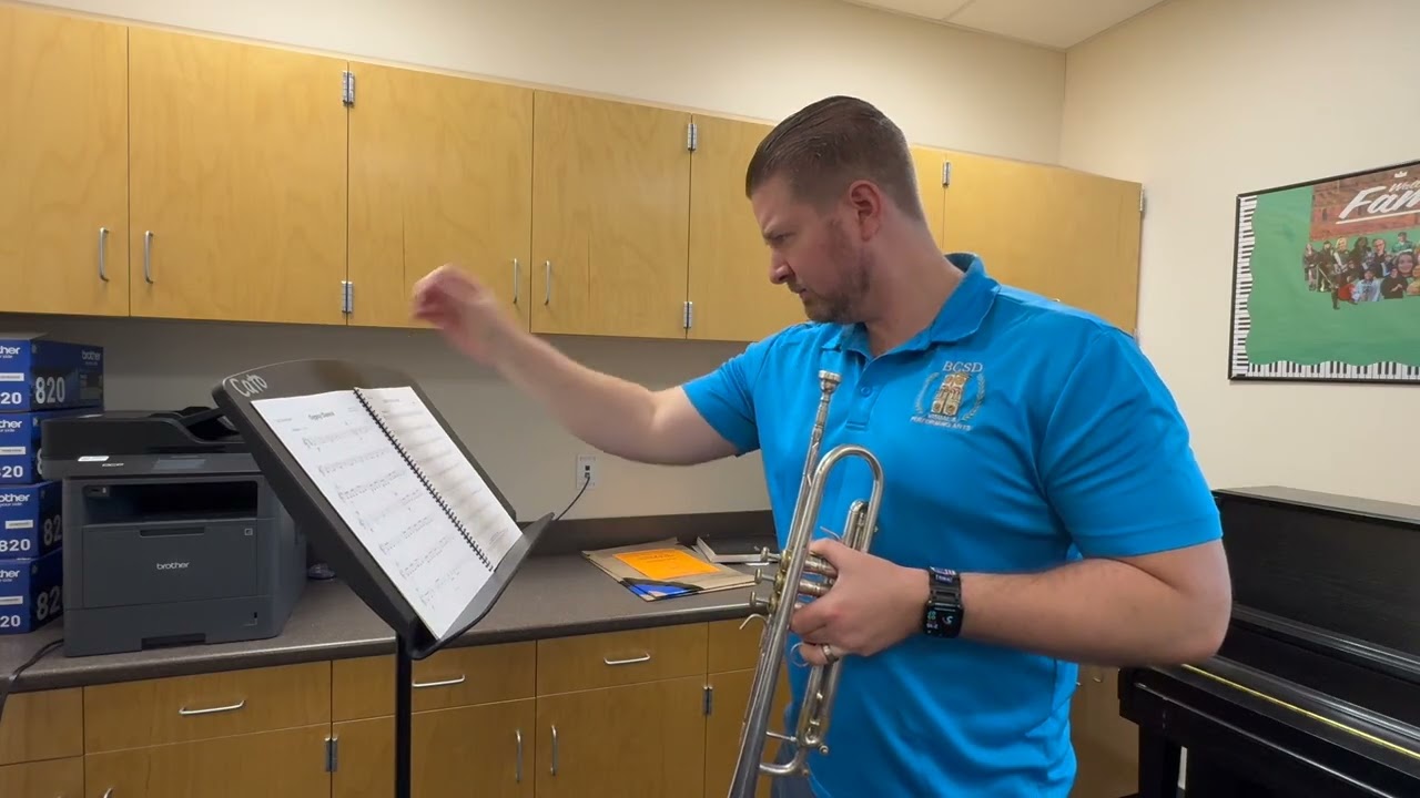 Trumpet Part 1 2026 EFC Blue Book Elementary Honor Orchestra Audition Spots