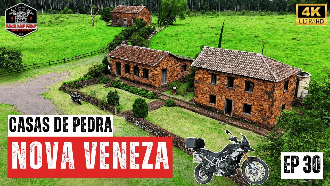 Isso N&atilde;o &eacute; na Europa! Nova Veneza e suas Casas de Pedra Como Voc&ecirc; Nunca Viu!