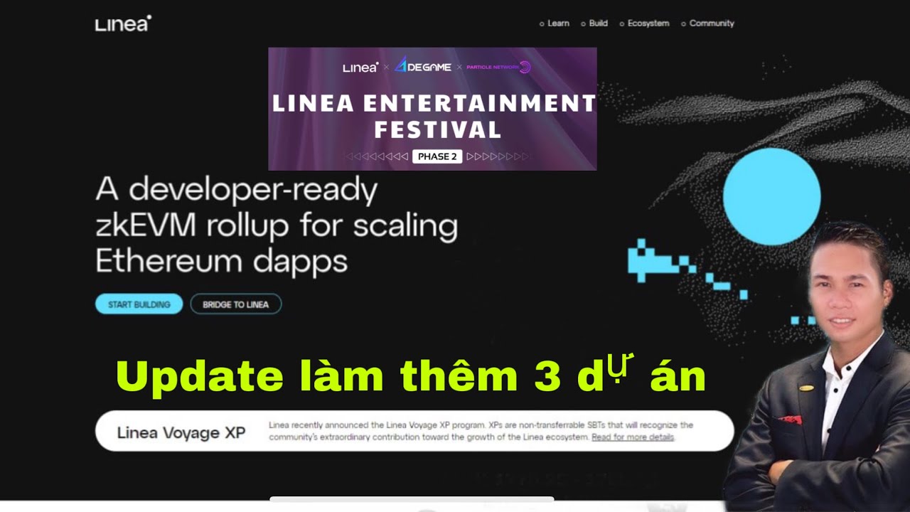 [Linea Voyage XP] Update l&agrave;m th&ecirc;m 3 dự &aacute;n để đủ điều kiện l&ecirc;n Level 2 / chiến dịch Linea Festival