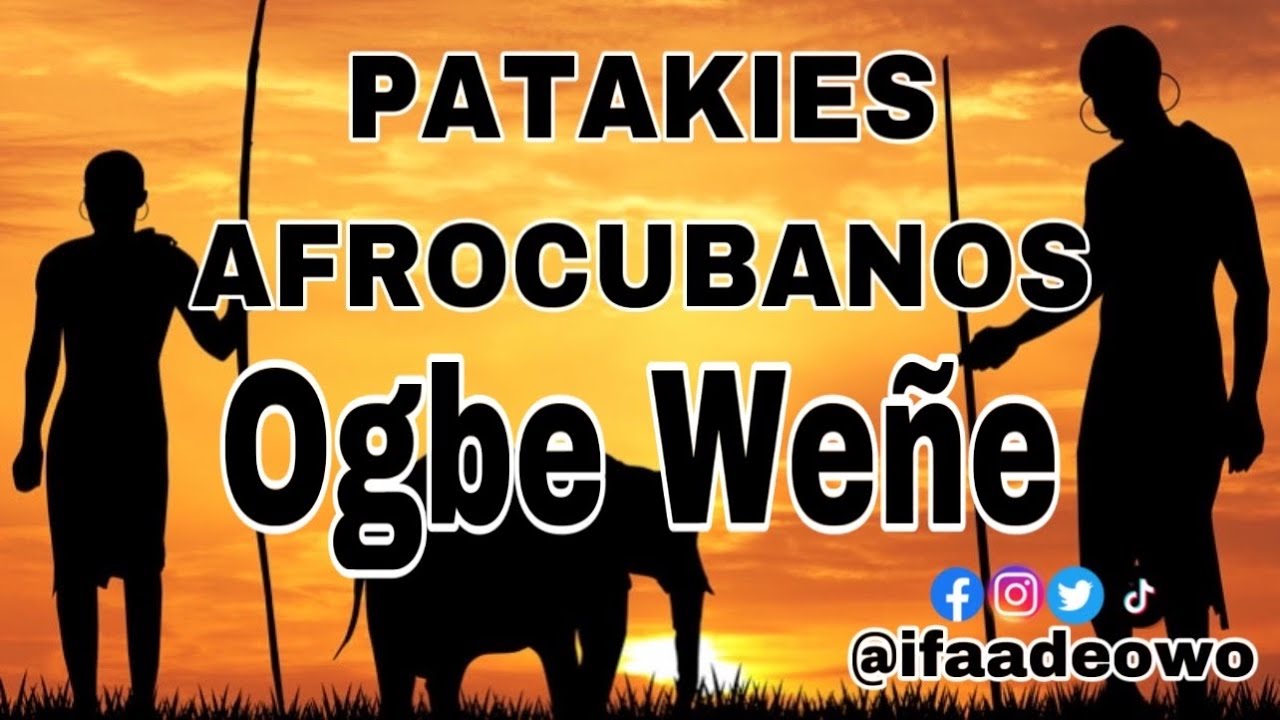 Ogbe Weñe / Ogbe Iwori - EL CAMINO DONDE SHANGO Y OSHUN SON ESPOSOS