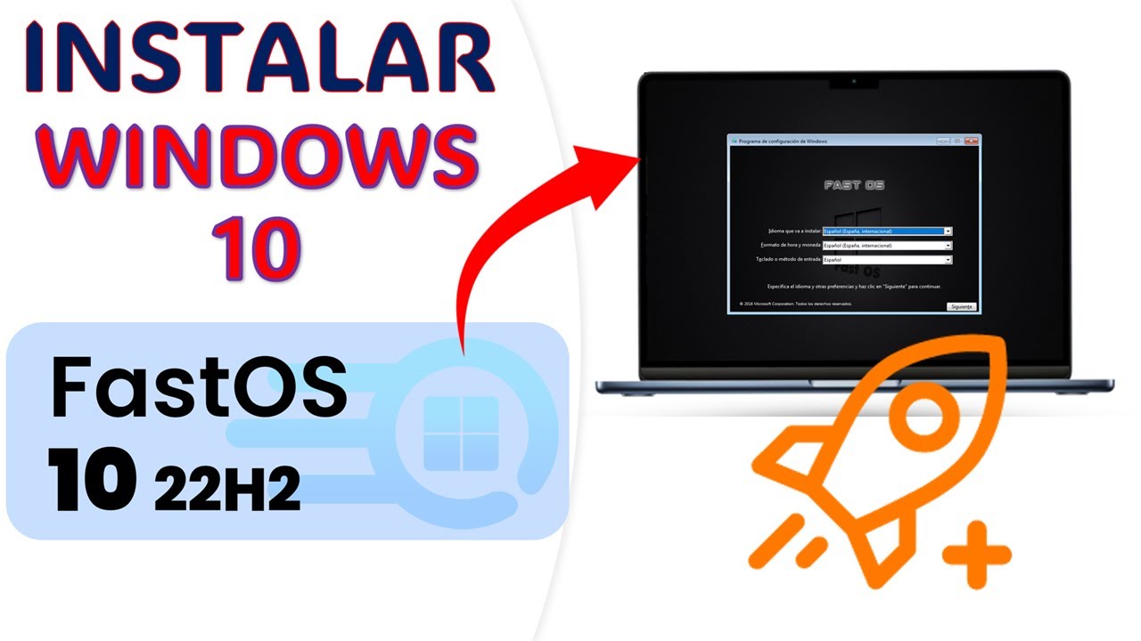🚀 Windows Fast OS 10 Pro 22H2 — La Versión Más Rápida ¡Instala YA!