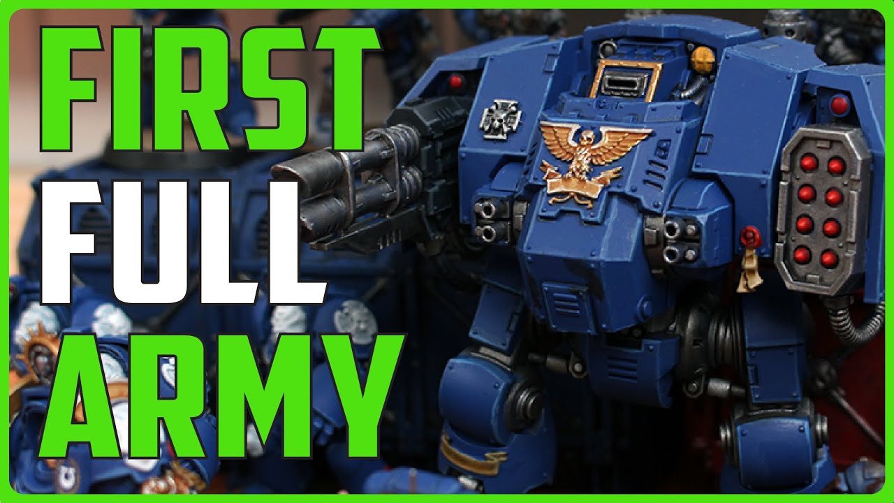 Prepare for battle with your first painted 1000pts Space Marine Army