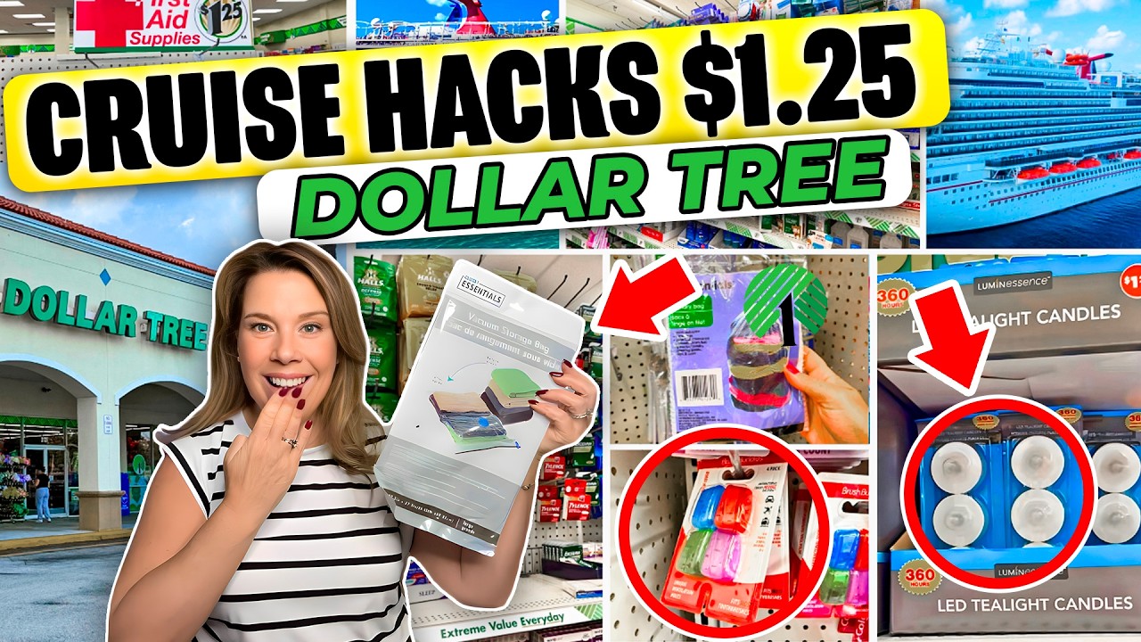 25 *Budget-friendly* Cruise Essentials & HACKS from Dollar Tree