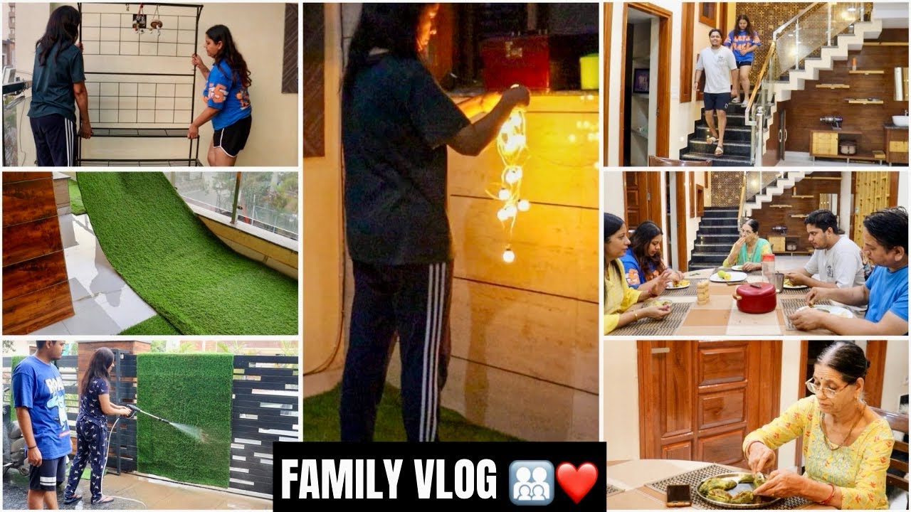 Start setting of balcony | Uday’s course discussion | A simple dinner vlog