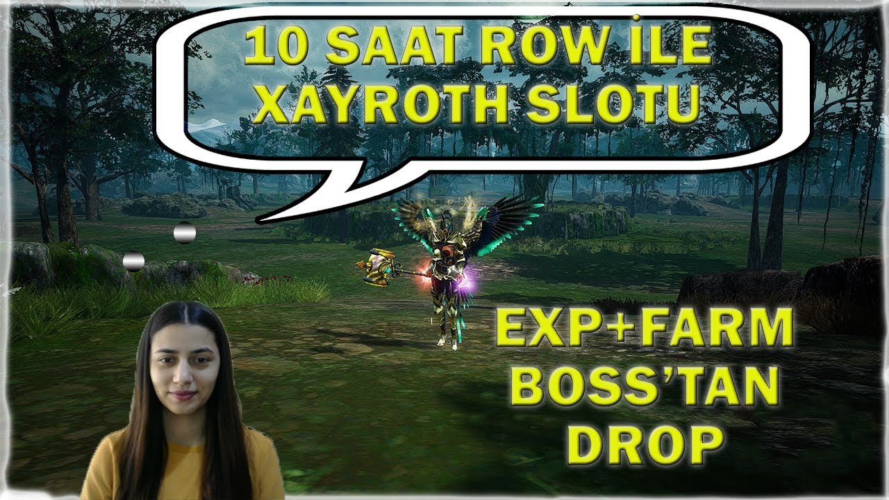 RİSE ONLİNE 10 SAAT ROW İLE XAYROTH SLOTU BOWL BOSS'UNDAN DROP B&Ouml;L&Uuml;M 87