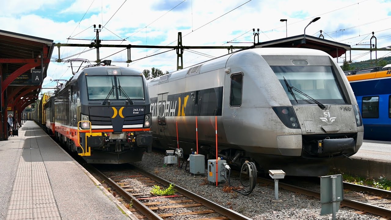Swedish trains part 120 - Sundsvall Central station