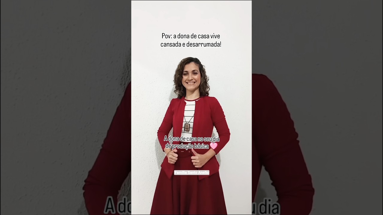 Esposa amada, m&atilde;e dedicada, dona de casa feliz, mulher realizada 🩷☺️ #mulher #esposa #familia #amor