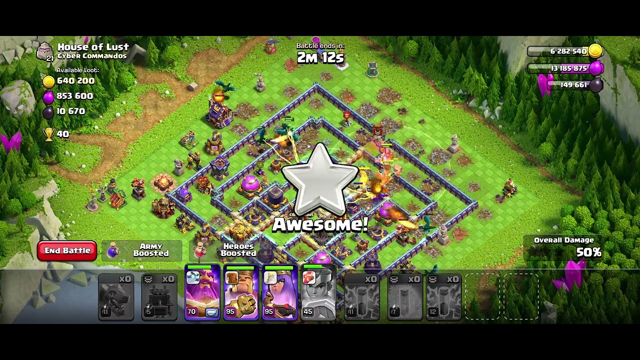 Attacking to pull up my rank (clash of clans)