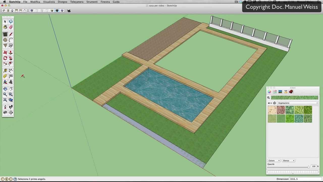 Tutorial SketchUp - Video 07 casa   terreno