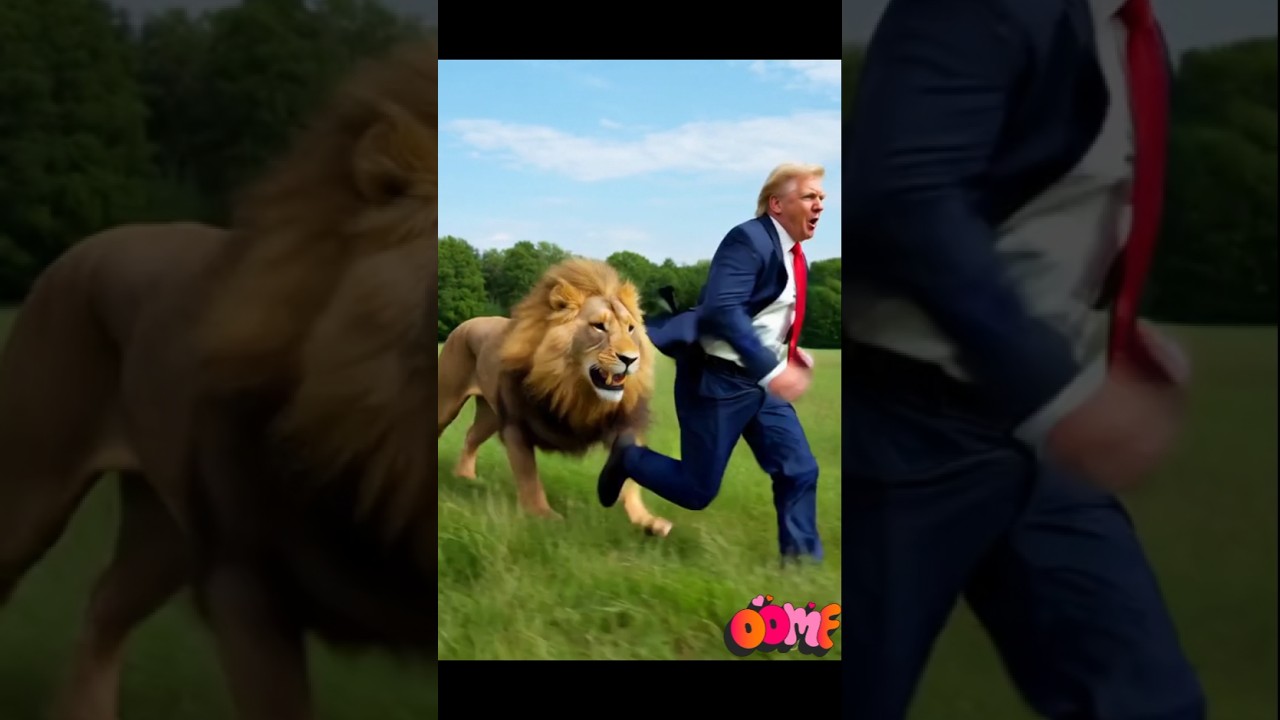 Trump's Treasure Hunt Turns Into Lion Chases....😂😭🔥✌️