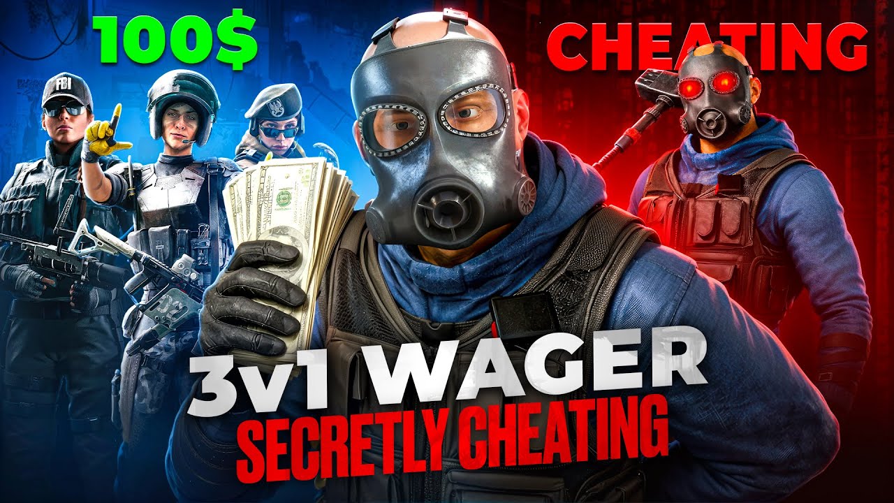 I Secretly Used R6 CHEATS For A Wager ($300)
